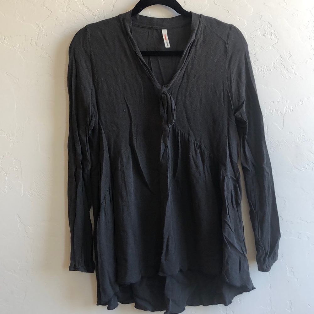 Neck Tie Blouse